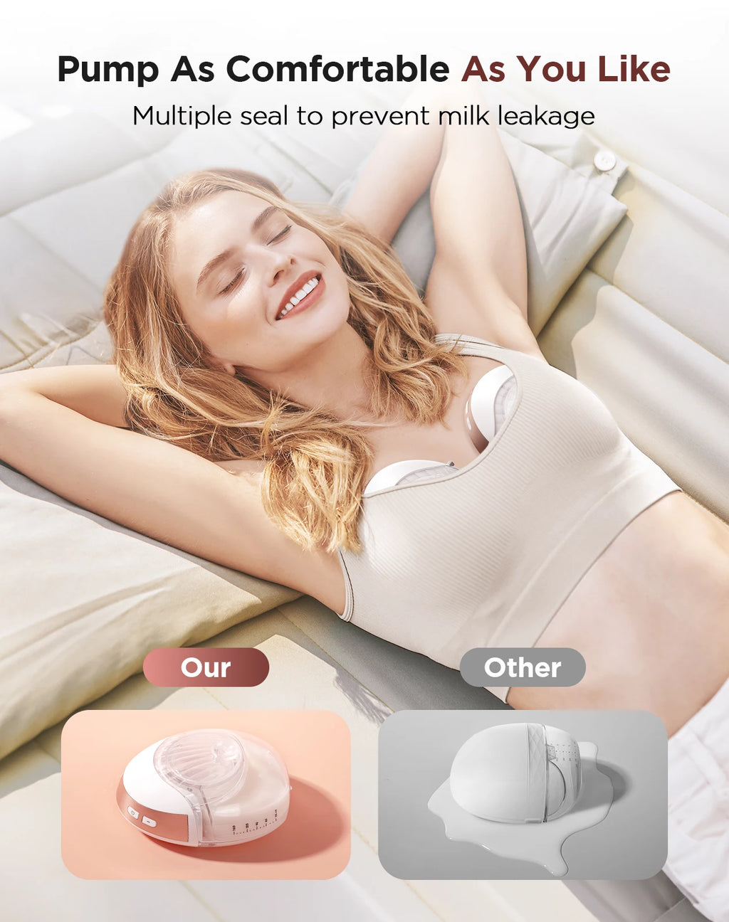 MamaNest™ ComfortFlow Hands-Free Pump