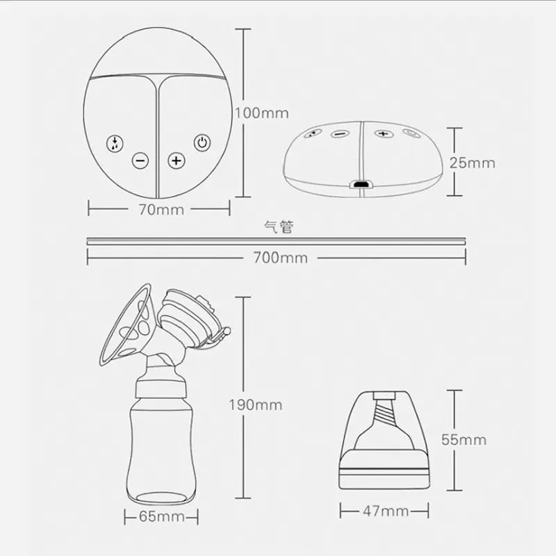 MamaNest™ PureFlow Double Breast Pump Set